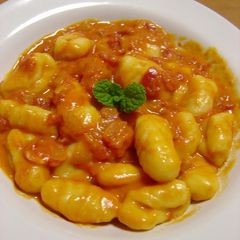 Tomato Cream Gnocchi A picture of Tomato Cream Gnocchi.