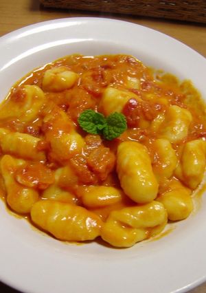 A picture of Tomato Cream Gnocchi.
