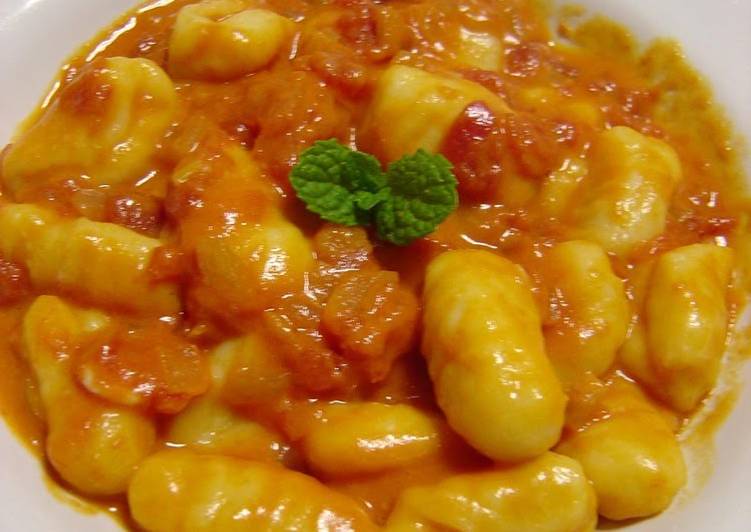 Recipe of Super Quick Homemade Tomato Cream Gnocchi