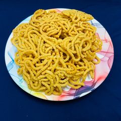 A picture of Moong dal murukku.