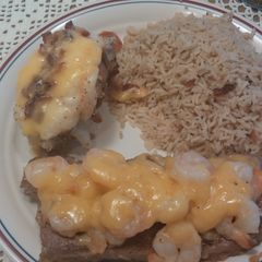A picture of Gourmet surf and turf.