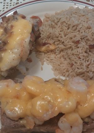 A picture of Gourmet surf and turf.