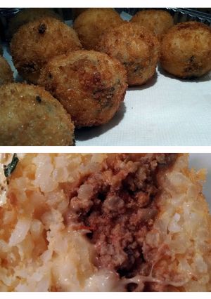 A picture of Arancini.