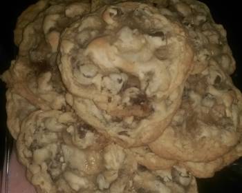 Popular Cuisine Chocolate nut coconut cookies Home Style