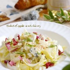 A picture of Apple & Chicory Cheese Salad.
