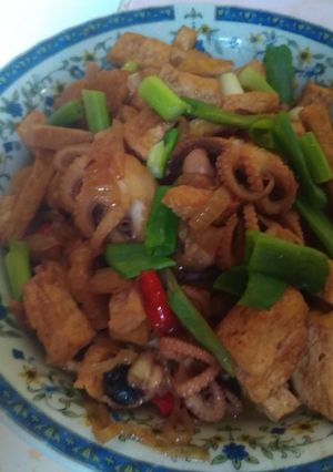 Foto resep Tahu gurita saus tiram