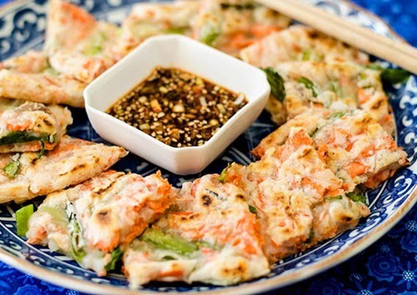 Salmon & Green Onion Chijimi (Gluten-Free)