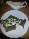 MZ-Whole plaice with lemon butter sauce