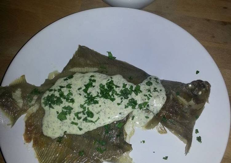 Step-by-Step Guide to Make Speedy MZ-Whole plaice with lemon butter sauce