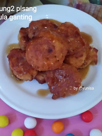 Langkah Gampang Membuat Resep  PULUNG2 BIYU atau PISGOR dengan GULA GANTING yang Menggugah Selera, Bikin Ketagihan