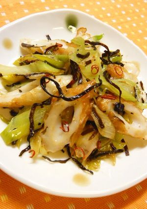 A picture of Butter Stir-Fried Chikuwa with Shio-Konbu.