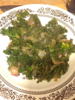 A picture of Sweet And Sour Kale.
