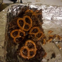 A picture of cocoa pretzel twist.