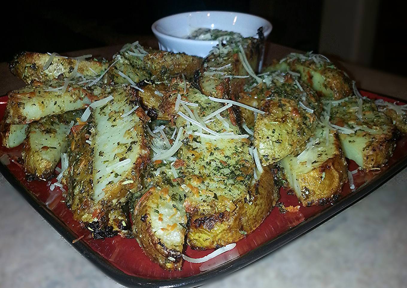 Mike's Garlic Parmesan Steak Fries & Aioli