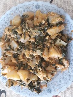 صورة لوصفة سلق بالبطاطا