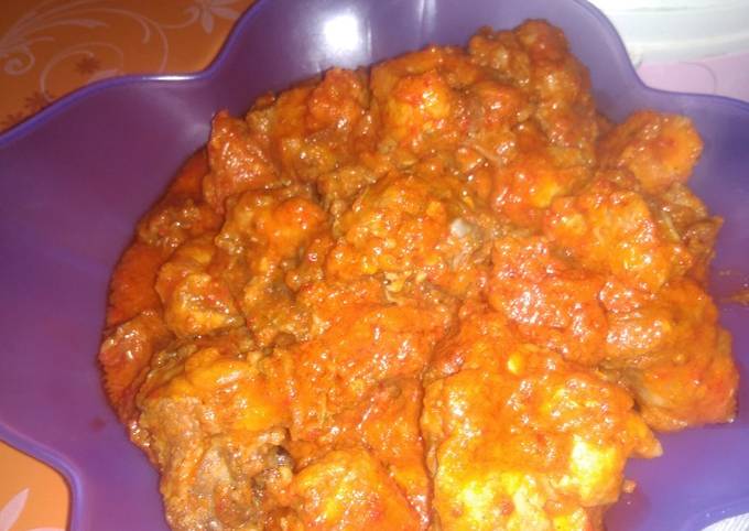 Goreng Daging Ayam Bumbu Balado