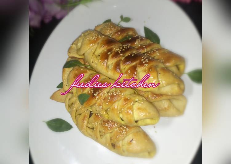 Recipe: Yummy Stuffed braided bread This is A Recipe That Has Been Tested  From Best My Grandma's Recipe !!