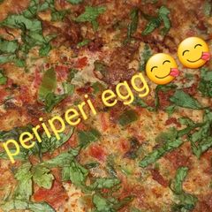 A picture of Peri peri egg.