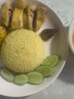 Hình của món Cơm Gà Hải Nam.