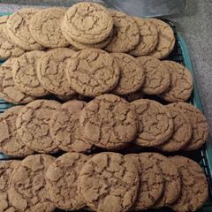 A picture of Molasses crinkles.