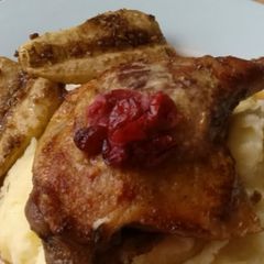 A picture of Vickys Balsamic Roast Pears.