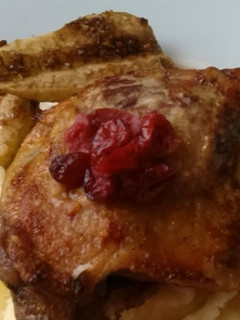 A picture of Vickys Balsamic Roast Pears.