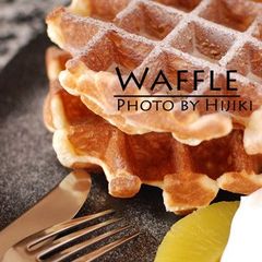 A picture of Light Waffles Made with Meringue.