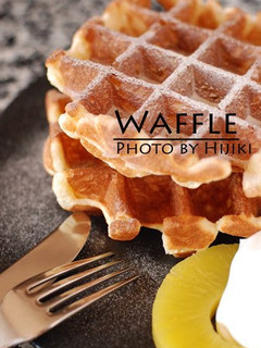 A picture of Light Waffles Made with Meringue.