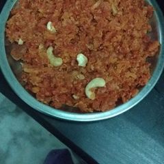 A picture of Gajar ka halwa.
