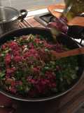 Kisir (bulgur wheat salad)