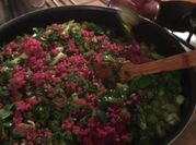 A picture of turnip salad