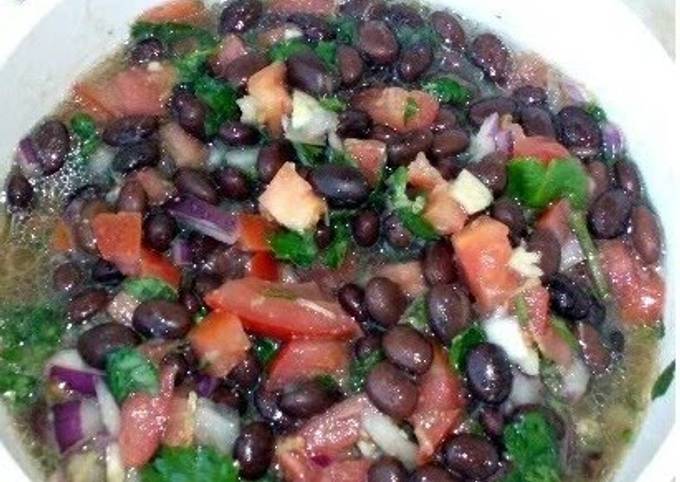 Simple Way to Prepare Homemade Easy Black Bean Salsa