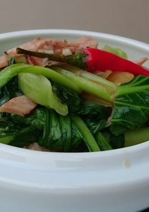 A picture of Chorizo And Vegetable Stir fry.