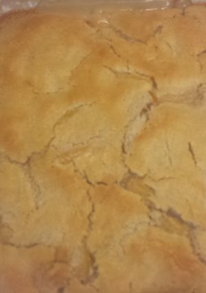 A picture of Peach Cobbler.
