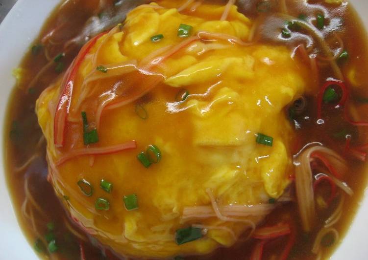 Easiest Way to Prepare Speedy Easy &#39;Tenshin-don&#39; Egg Foo Young Rice Bowl