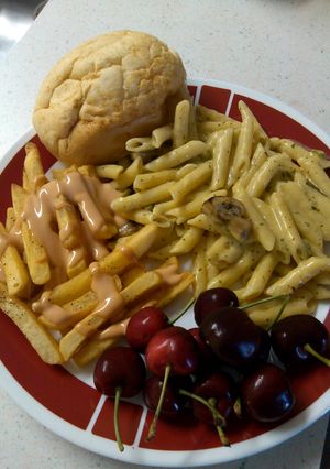 A picture of Stewz Mushroom Rigatoni.