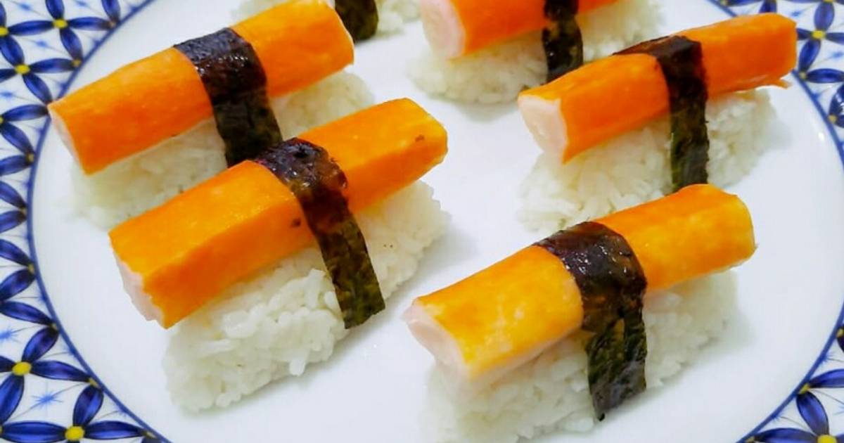  Resep  Sushi  Nigiri Crabstick oleh yashella tirana Cookpad