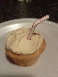 A picture of Root Beer Float Cupcakes.