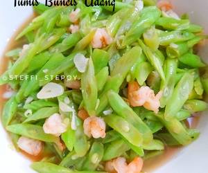 Resep mudah Tumis Buncis Udang Nikmat Lezat