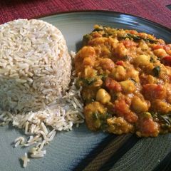 A picture of Vegetarian Spinach Curry.