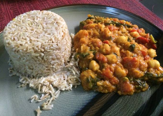 Vegetarian Spinach Curry