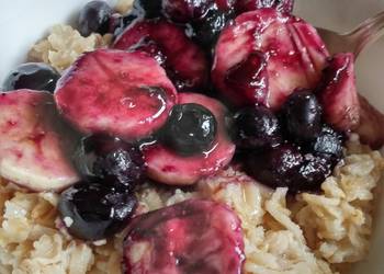 Easiest Way to Recipe Appetizing Blueberry Banana Oatmeal