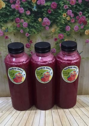 Foto resep Diet Juice Beetroot Watermelon Strawberry