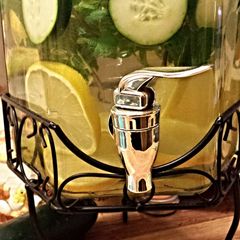 A picture of Lemon, Cucumber & Mint Detox Water.