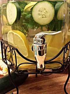 A picture of Lemon, Cucumber & Mint Detox Water.
