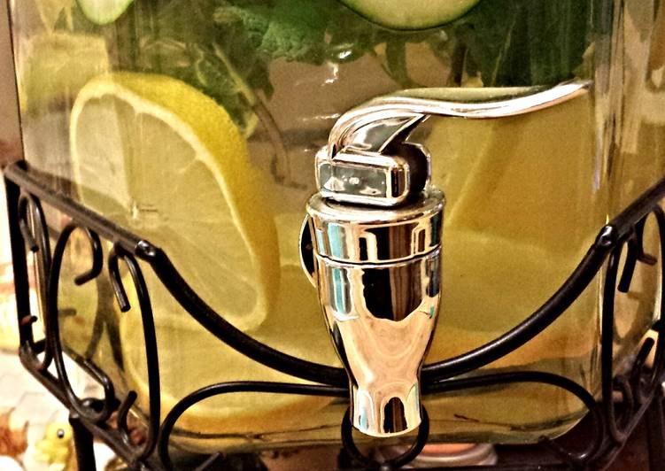Easiest Way to Prepare Favorite Lemon, Cucumber &amp; Mint Detox Water