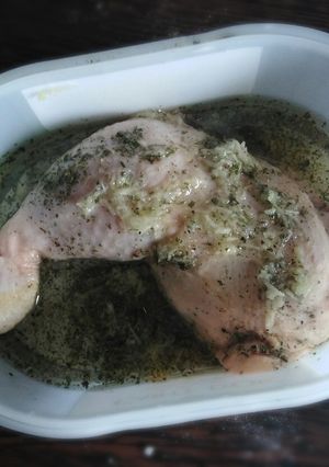 Egyszerű csirke,, pác'' recept fotója
