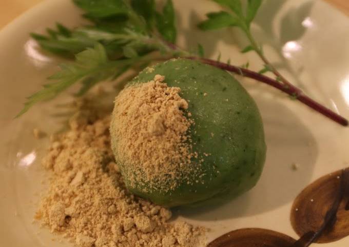 Easy KusaMochi in the Microwave Recipe by cookpad.japan Cookpad