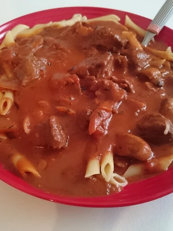 Easy Steps to Prepare Recipe Italian Stroganoff that is Really Delicious, Really Delicious}
