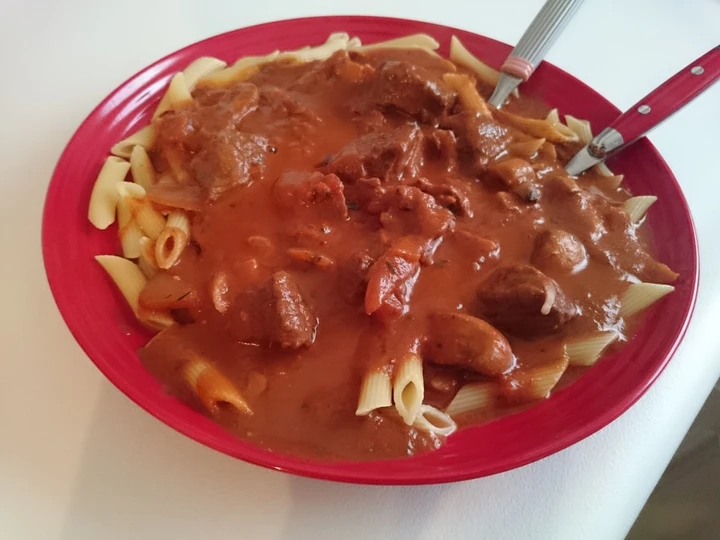 Easy Steps to Prepare Recipe Italian Stroganoff that is Really Delicious, Really Delicious}